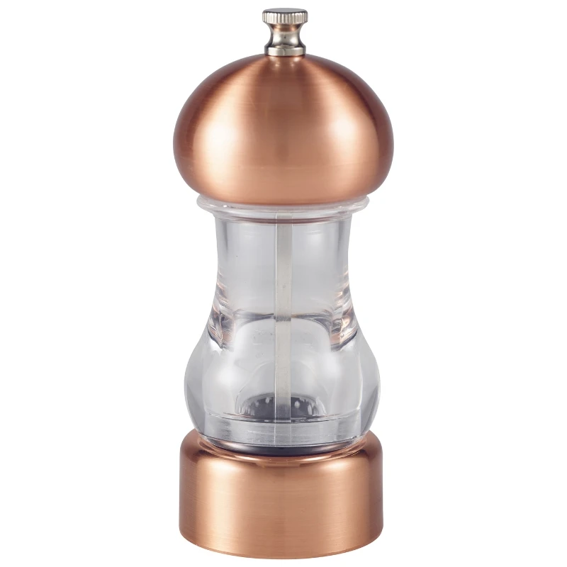 Salt/Peber Kværn Kobber farvet 14cm SPGRC14C by Genware color Sort