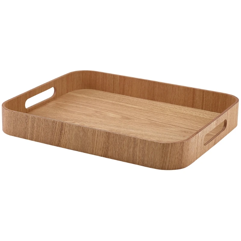 Tjenerbakke Lys Finér Træ 35.5 x 28 cm WVT-B3528L by Genware color Træ