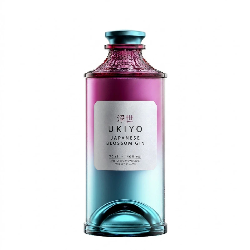 Ukiyo Japanese Blossom Gin 40% 70 cl L-51-363-00  color Sort