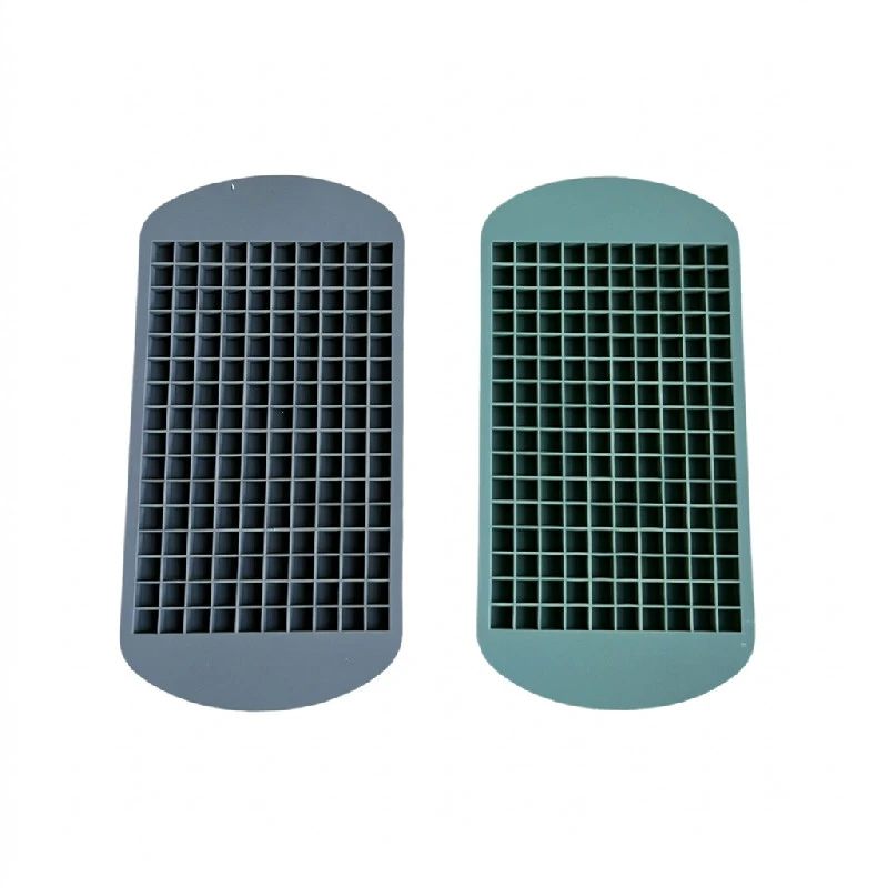 Isterningebakke til knust is silikone 24x12x1 cm 9007218  color Sort