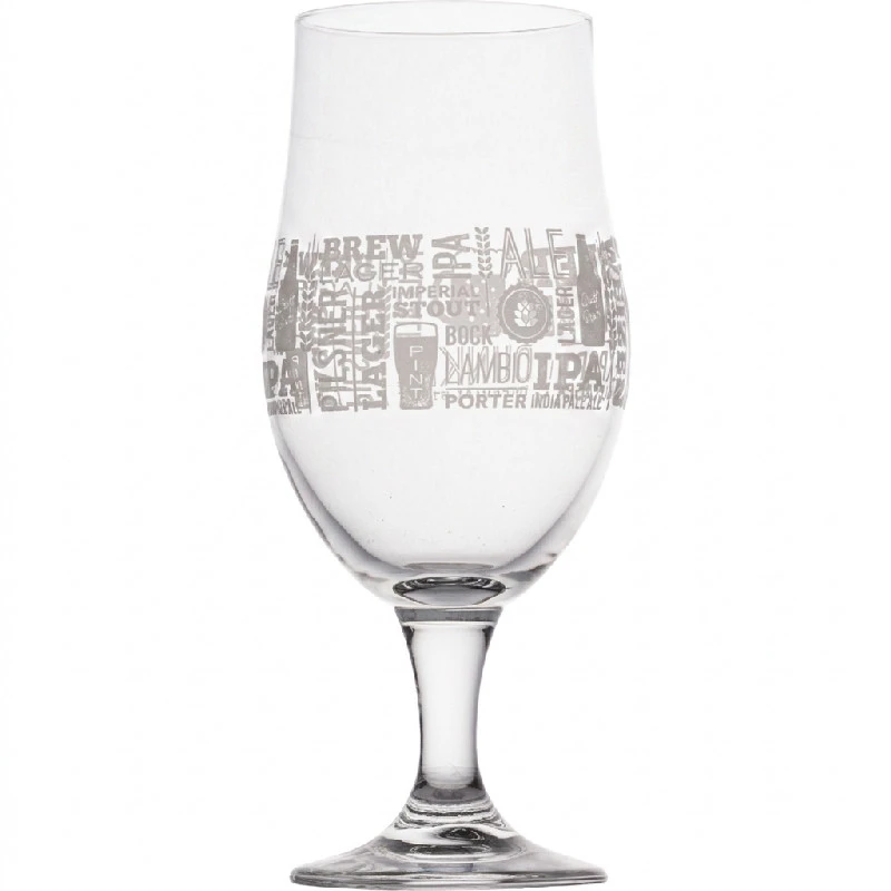 Ølglas med print 49cl CC7001840  color Sort