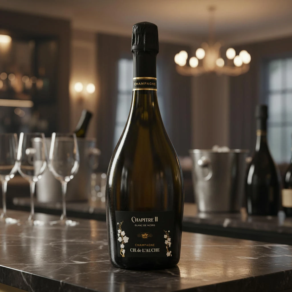 Champagne Ch. de L'Auche Chapitre 2 Blanc De Noirs 75 cl CHdl030  color Sort