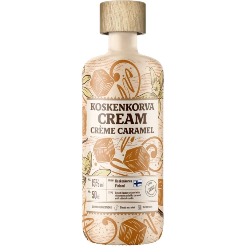Koskenkorva Creme Likør Saltkaramel 50 cl 1043253  color Sort