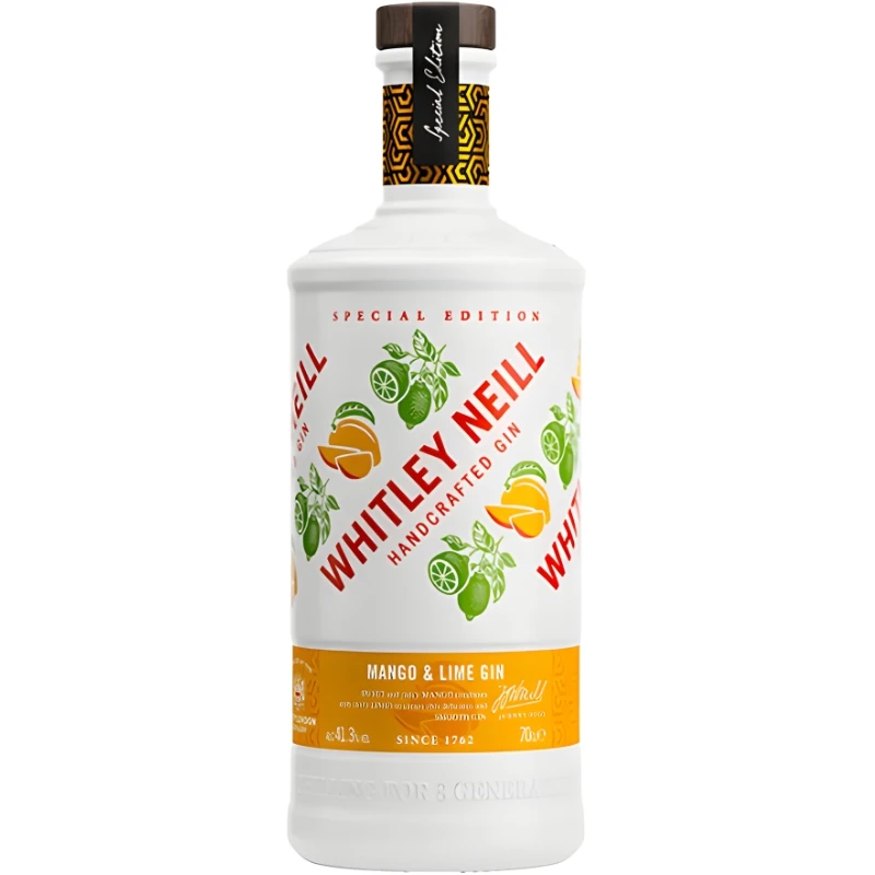 Whitley Neill Mango & Lime Gin 70 cl 09-10020755  color Sort