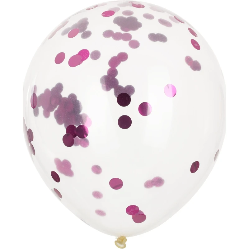 Balloner - konfetti 8 stk lyserød PR2000100  color Sort