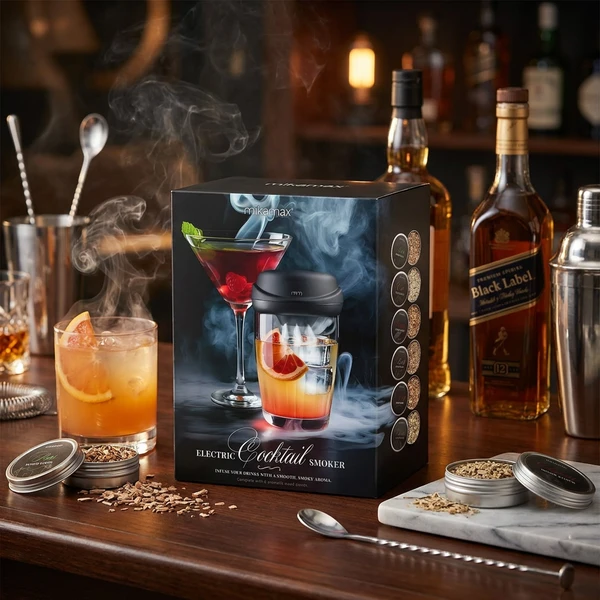 Elektrisk Cocktail Smoker - Genopladelig 05206  color Sort