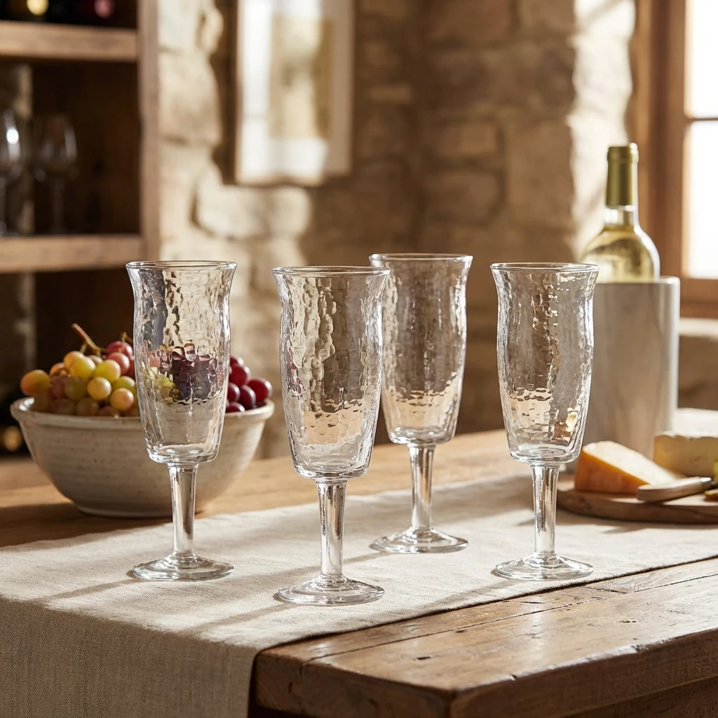 Asha Vinglas, Klar, Genanvendt Glas 4 stk 82068389  color Klar