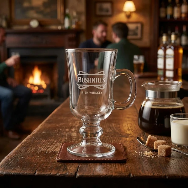 Bushmills Irish Coffee glas 25 cl Bushmillglas  color Klar