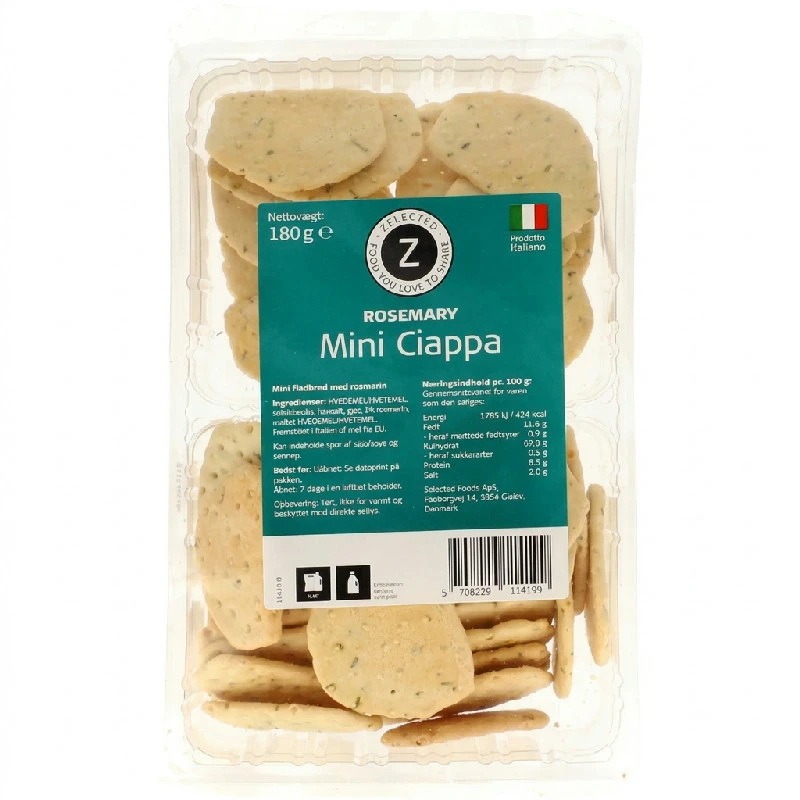 Mini Ciappa m. Rosmarin 180g Zelected 11419  color Sort