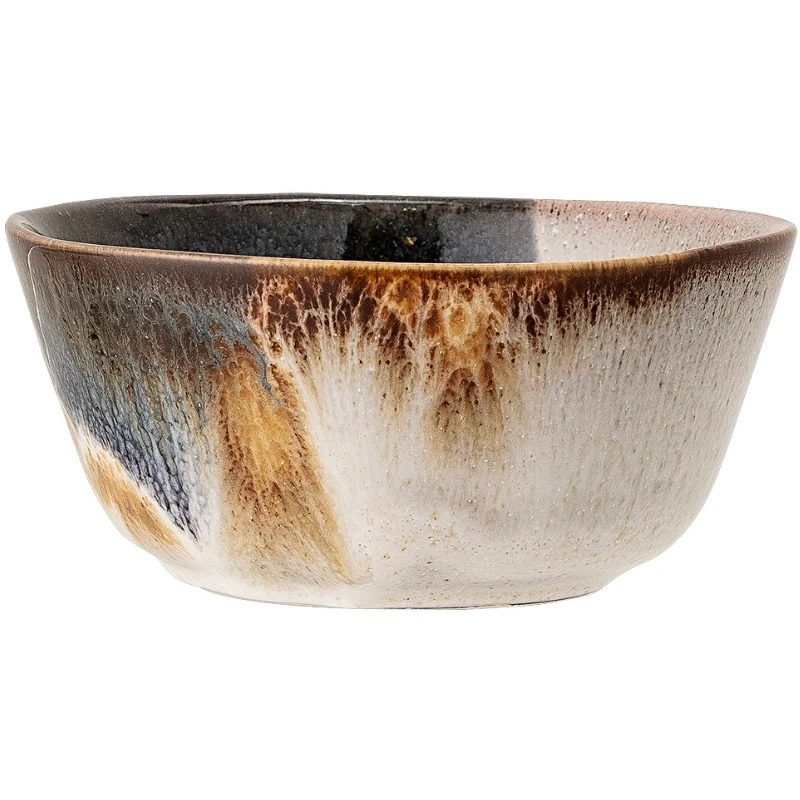 Jules Skål, Grå, Stentøj D13xH6 cm 300 ml 82046910  color Sort