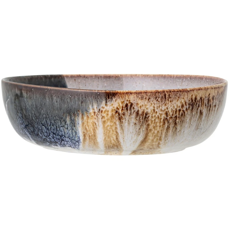 Jules Skål, Grå, Stentøj D17,5xH5,5 cm 750 ml 82046915  color Sort