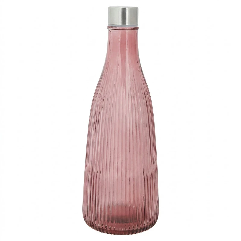 Vandflaske med låg glas 1L Bordeaux H28cm 5415005  color Sort