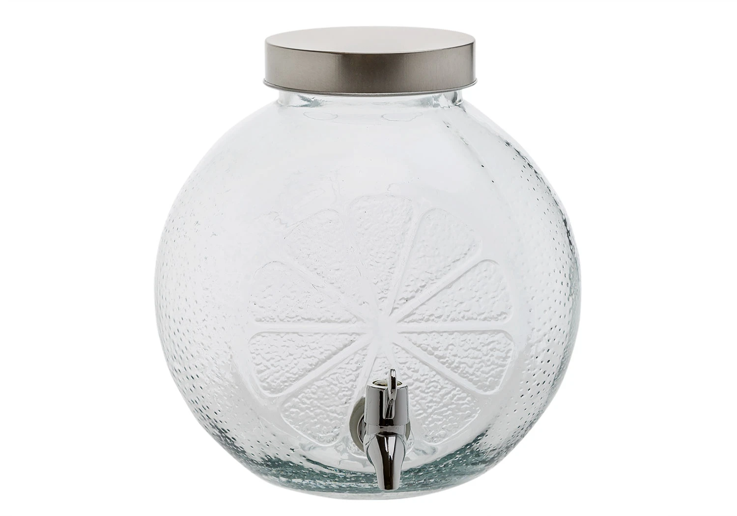 Drinksdispenser Appelsinformet Glas 4L 2492418 by COSY & TRENDY color Sort