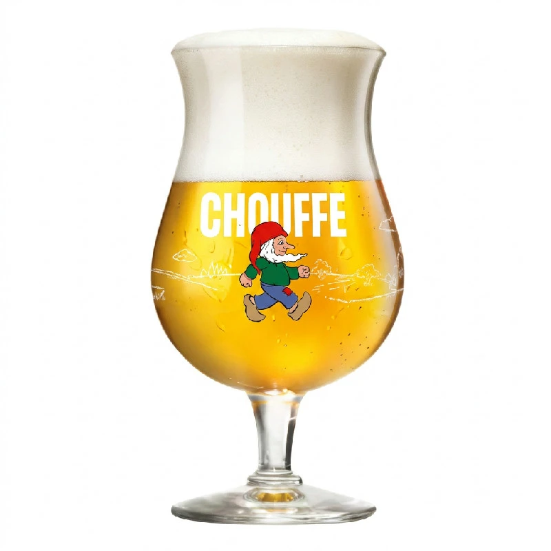 La Chouffe Ølglas 33cl i Gaveæske 220156 by BELGIAN BEER GLASSES color Sort
