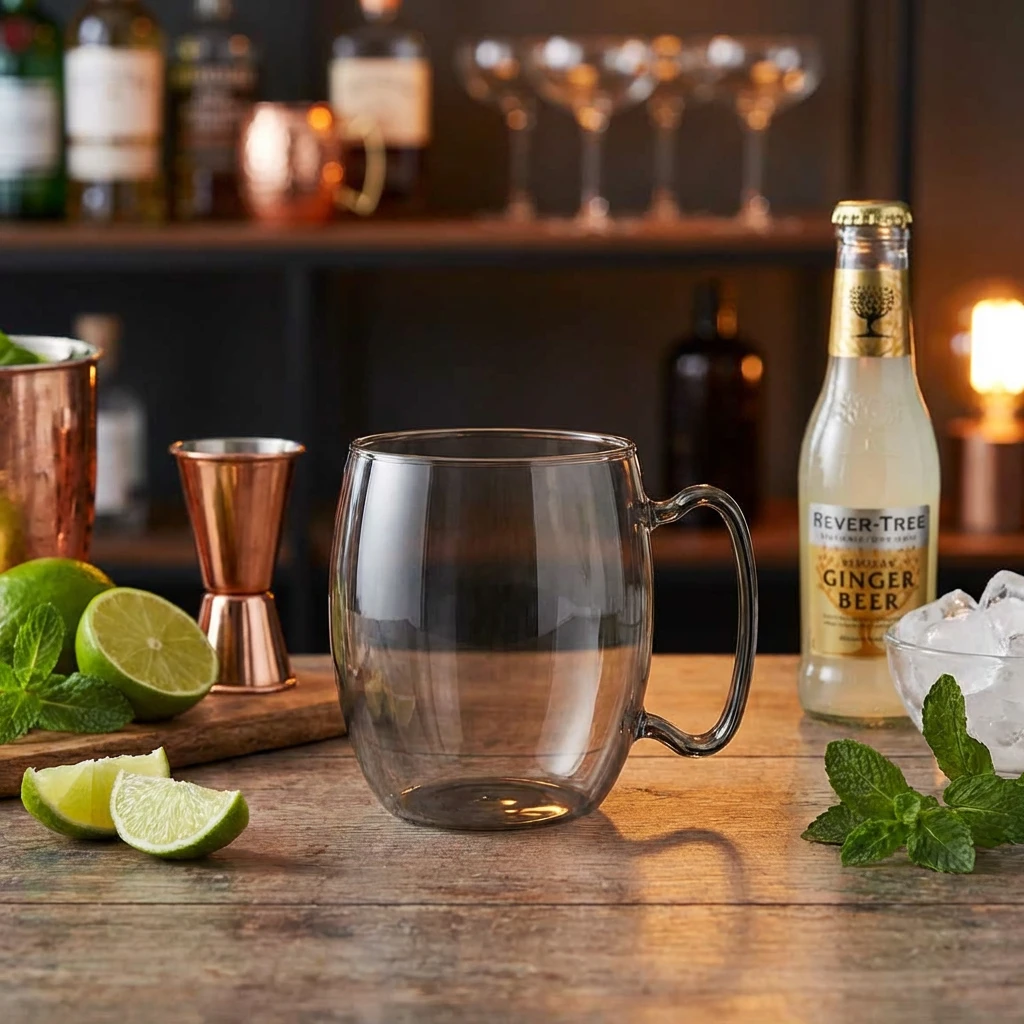 Moscow Mule Glas Sort 45cl 5657003 by COSY & TRENDY color Sort