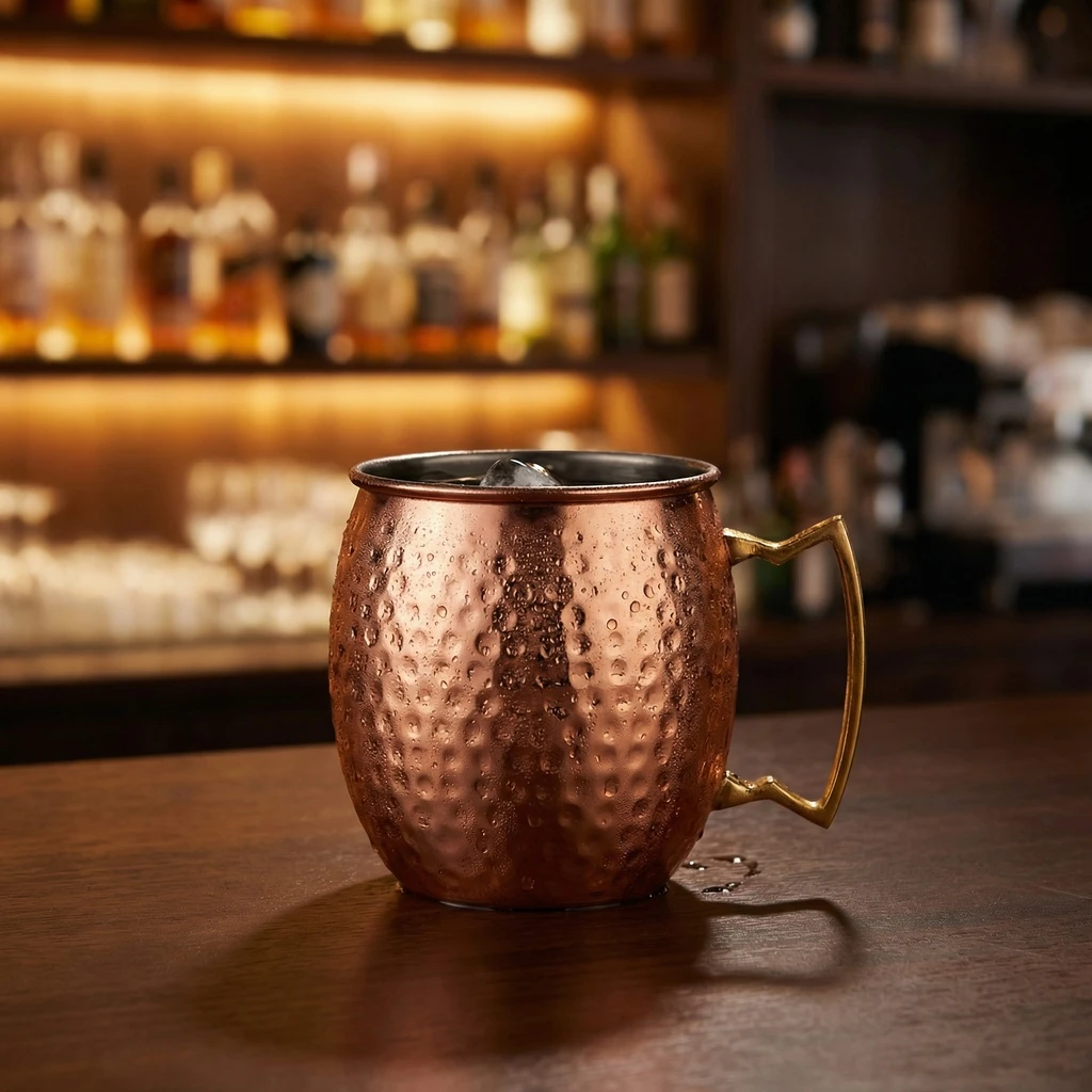 Moscow Mule Krus Kobber Banket Rustfrit Stål 45cl 1270HKOP by COSY & TRENDY color Sort