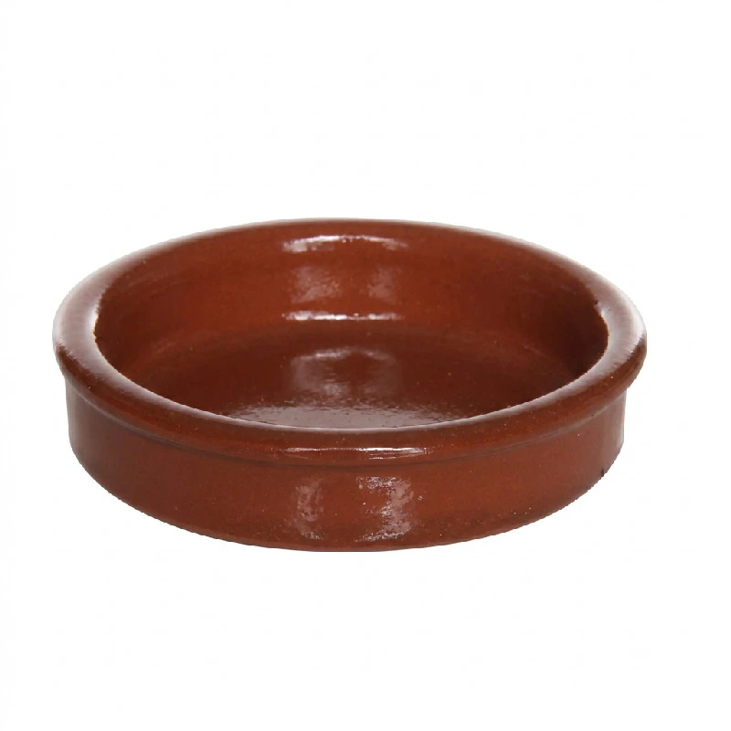 REGAS Mini Kasserolle Brun Stentøj Ø6x1,6 cm 0006 by REGAS color Sort