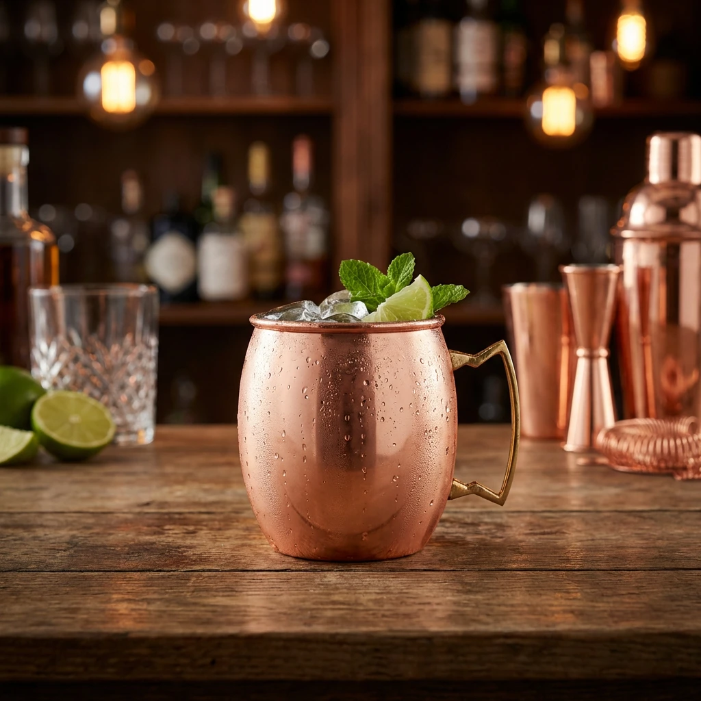 Moscow Mule Krus Kobber 45cl 8,5x10cm 1270KOP by COSY & TRENDY color Sort