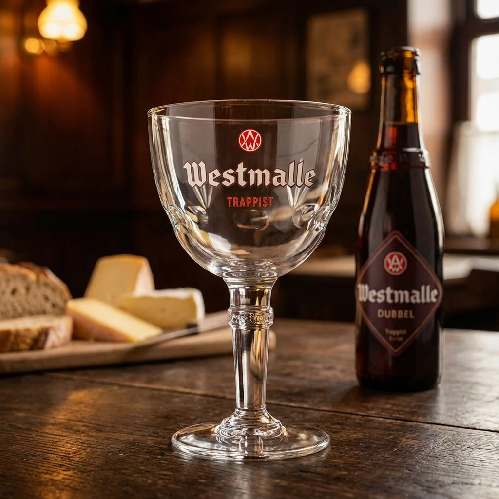 Ølglas 33cl Gaveæske 220152 by BELGIAN BEER GLASSES color Sort