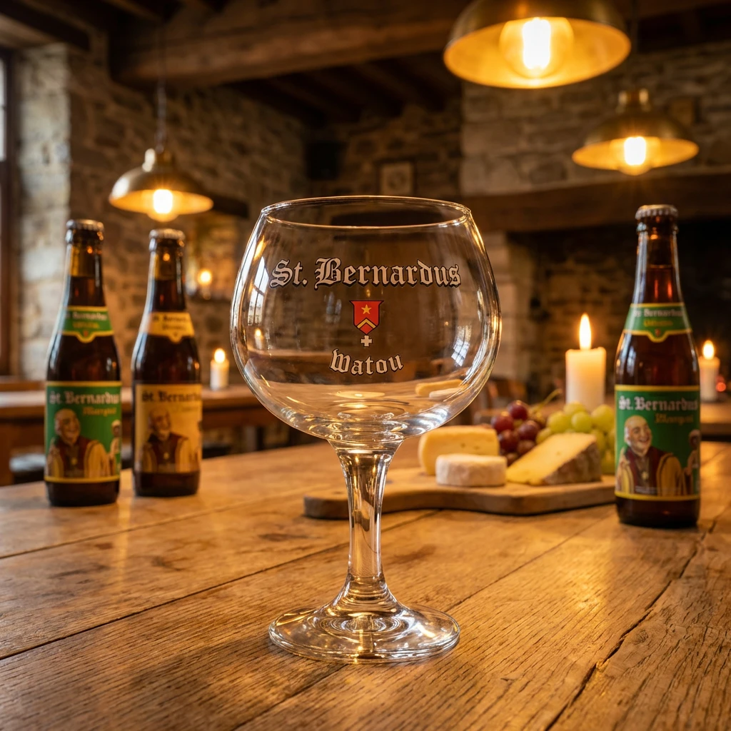 Ølglas 33cl i gaveæske 852340 by BELGIAN BEER GLASSES color Sort