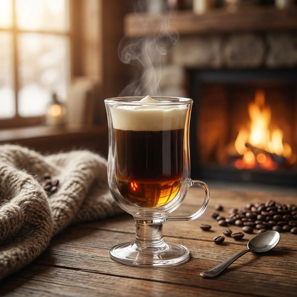 Irish Coffee Glas Termoglas Dobbeltvægget 24 cl 9939080 by COSY & TRENDY color Sort