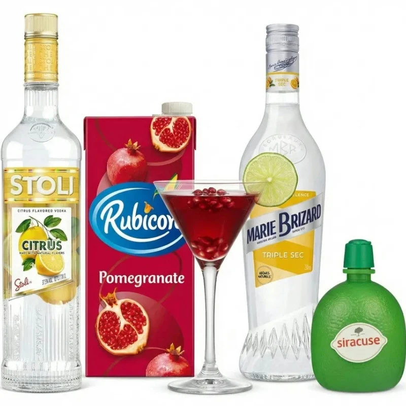 Granatæble Martini - Drinkspakke Bundle161  color Sort