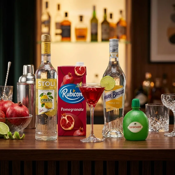 Granatæble Martini - Drinkspakke Bundle161  color Sort