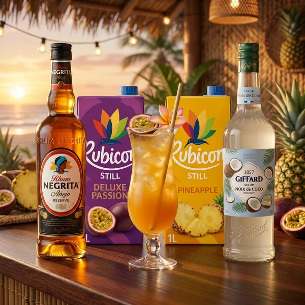 Tiki Passion Star - Drinkspakke Bundle160  color Sort