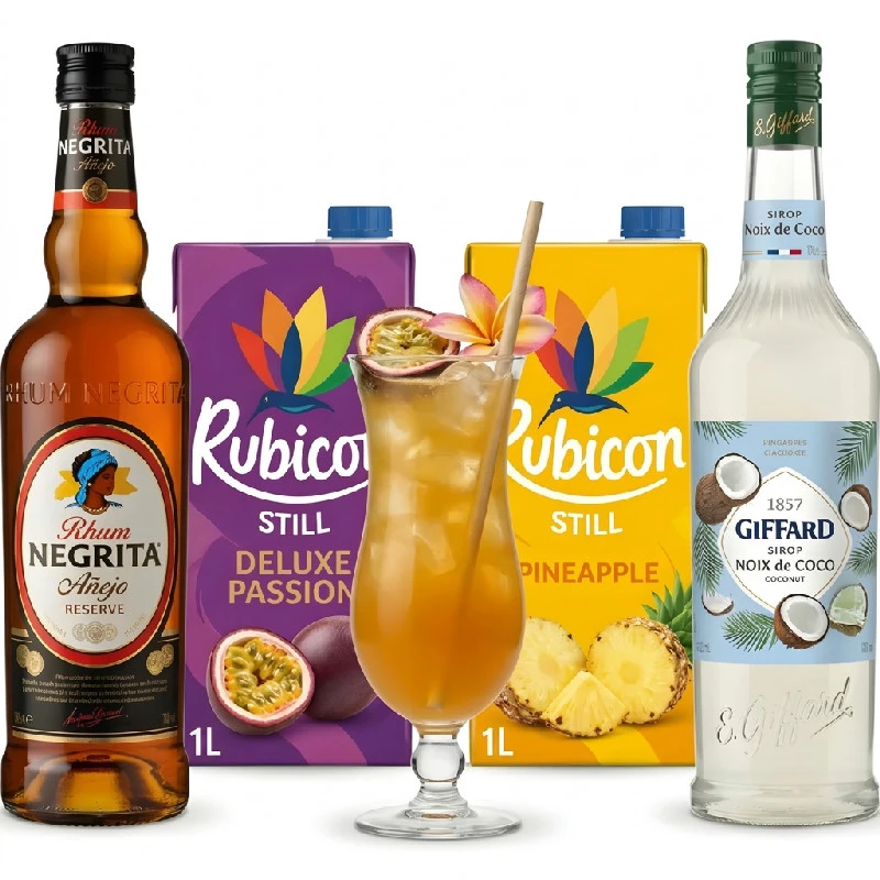 Tiki Passion Star - Drinkspakke Bundle160  color Sort