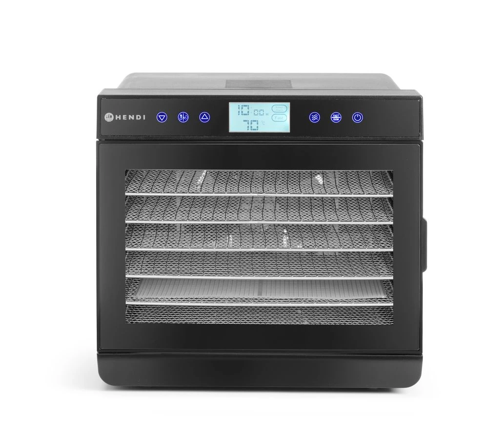 Hendi Dehydrator Kitchen Line Fødevaretørrer 6 Bakker 229064 by Hendi color Sort