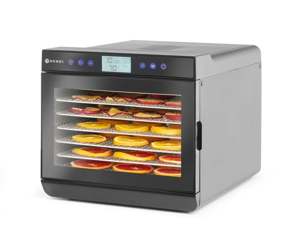 Hendi Dehydrator Kitchen Line Fødevaretørrer 6 Bakker 229064 by Hendi color Sort