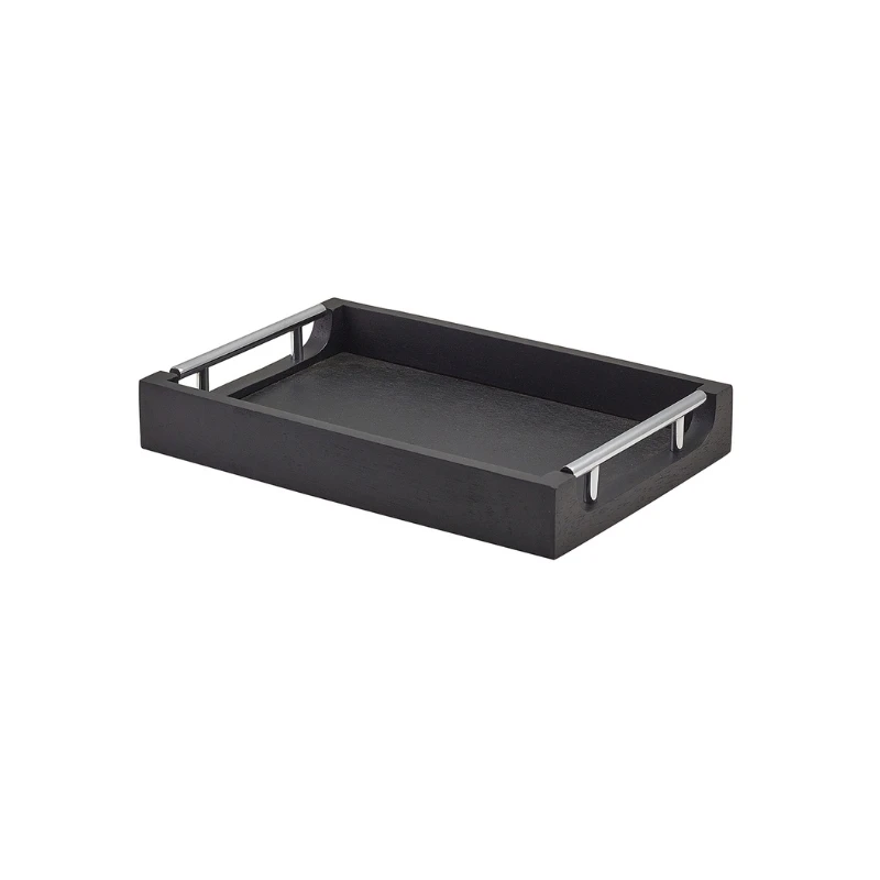 GenWare Solid Black Bakke med metalhåndtag 30 x 20 cm BTM3020BK by Genware color Sort