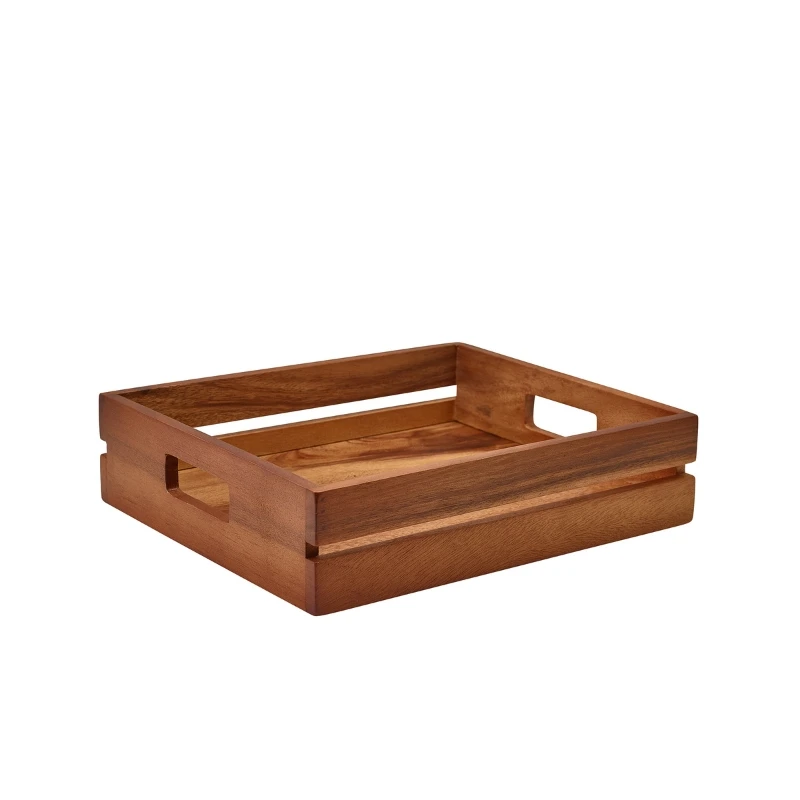 GenWare Acacia Wood Lav boks/hæver GN 1/2 RSR-WL3226 by Genware color Sort