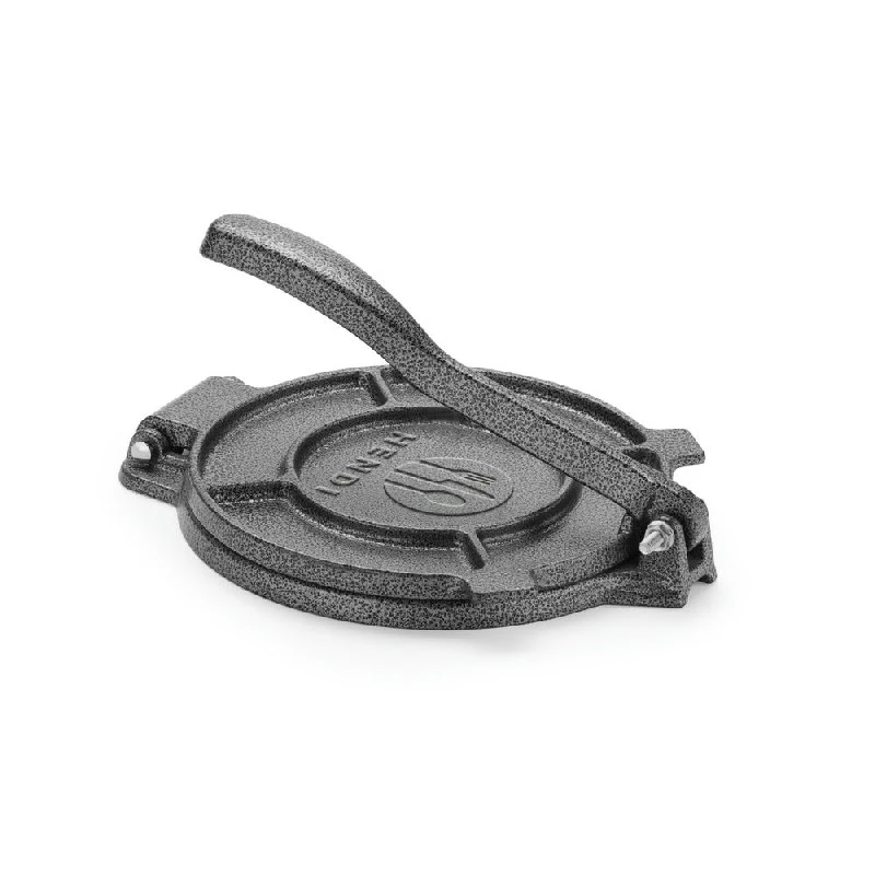 Hendi Tortilla Presse Støbejern 20 cm 611050 by Hendi color Sort