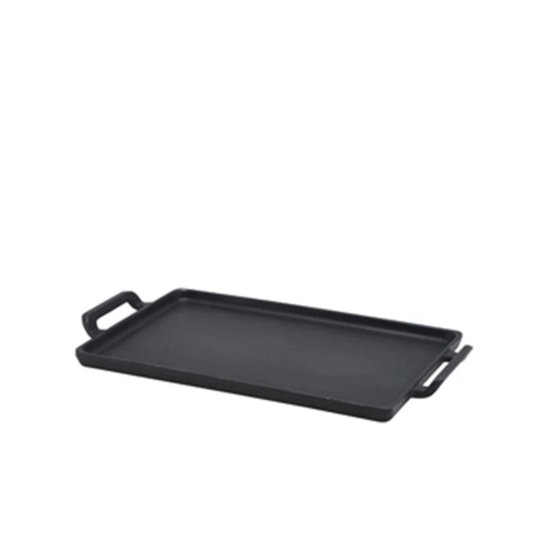 GenWare Cast Iron Rektangulært fad 25 x 15,5 cm C2515 by Genware color Sort