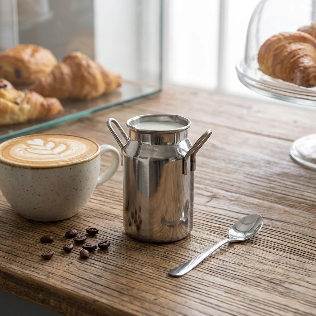 Mini Stainless Steel Mælkespand 5 oz MMC5 by Genware color Sort