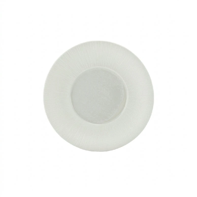 Incise Porcelain Lucine Dyb vinget tallerken 26 cm WDP-PLC26 by Genware color Sort