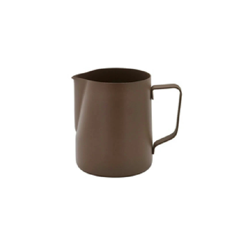 Non-stick brun mælkekande 600 ml/20 oz MJ20BR by Genware color Sort