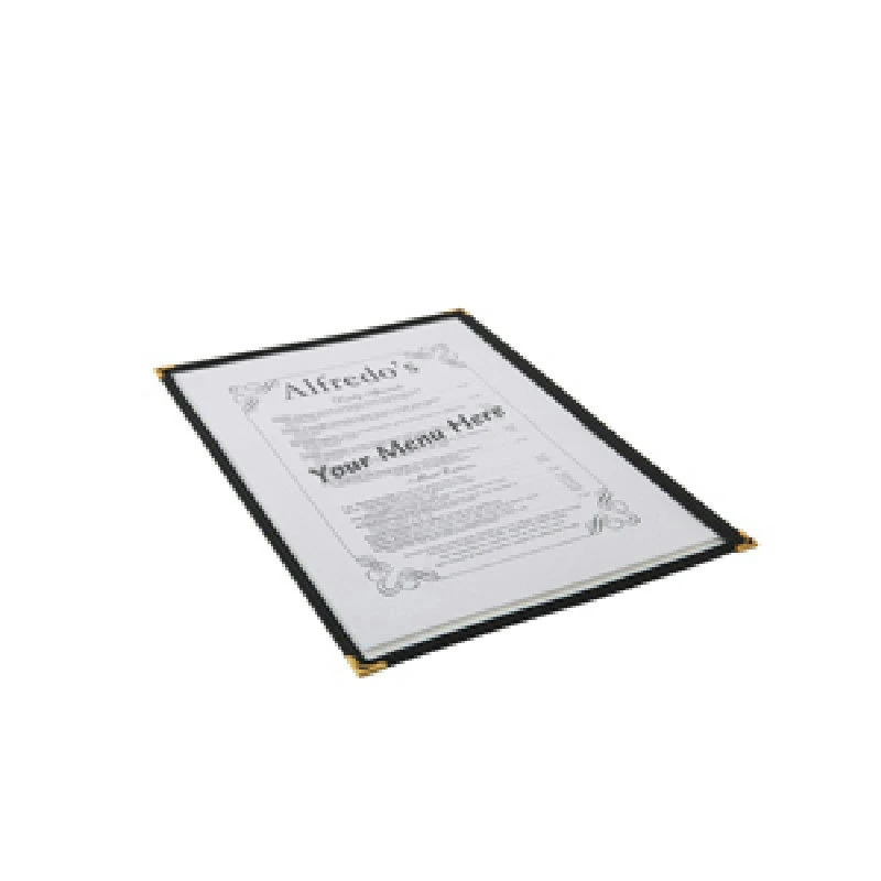 American Style Clear Menukortholder - A4, 1 side MHAM2 by Genware color Sort