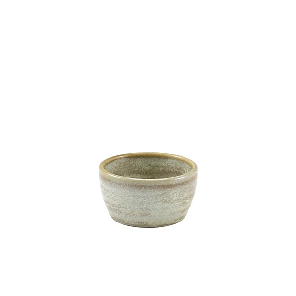 Terra Porcelain Matt Grå Ramekin 7 cl / 2,5 oz RAM-PMG2 by Genware color Sort