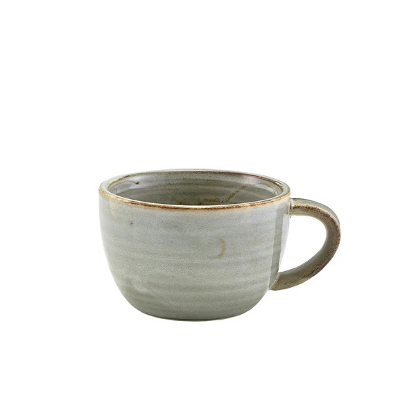 Terra Porcelain Grey Kaffekop 22 cl / 7,75 oz CUP-PG23 by Genware color Sort