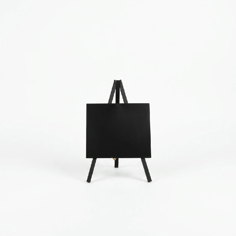 Mini Chalkboard Easel 24 x 11,5 cm Sort Pakke med 3 MNI-BL-KR by Genware color Sort