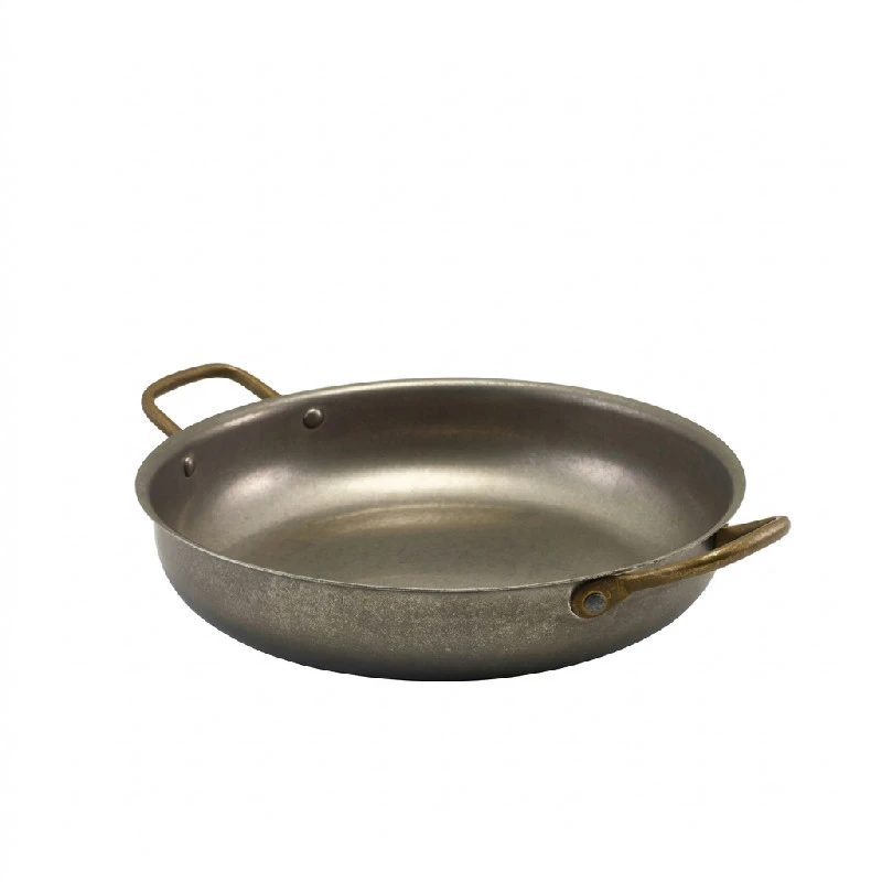 GenWare Vintage Steel Rund fad 24,5 x 5 cm SRD24V by Genware color Sort