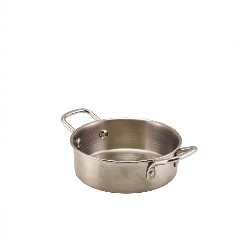 GenWare Mini Stainless Stålkasserolle 12,8 x 4,2 cm MSCD12 by Genware color Sort