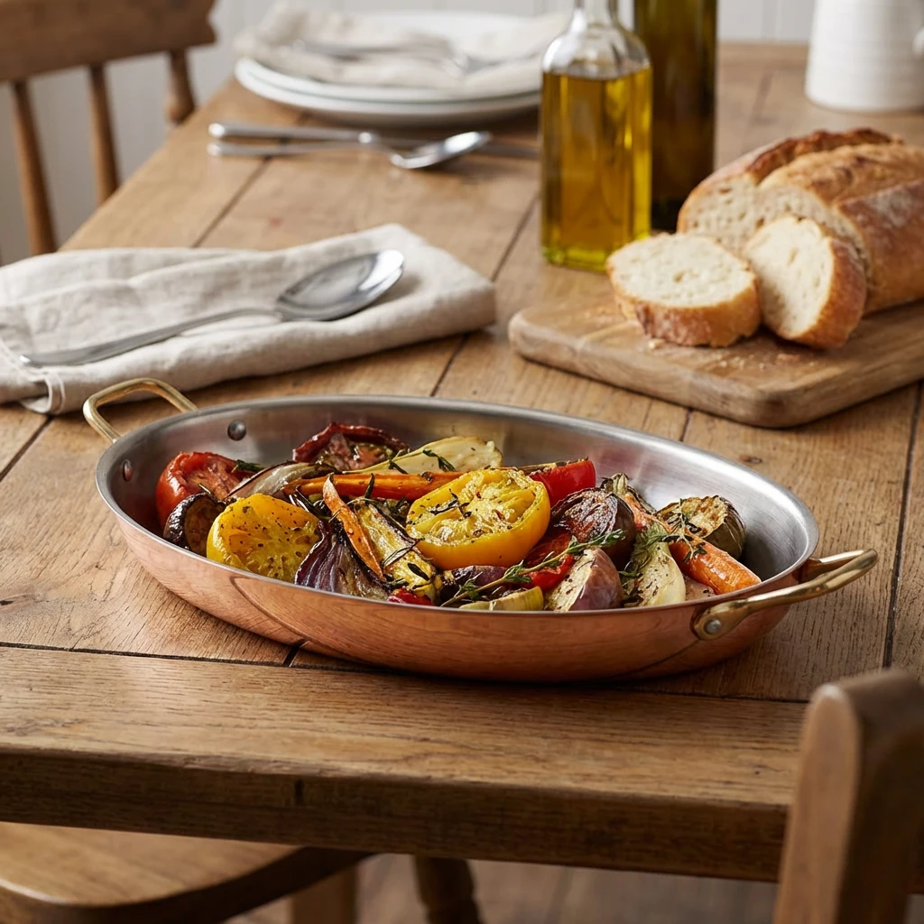 GenWare Copper Plated Oval fad 37,5 x 26 cm SSD38C by Genware color Sort