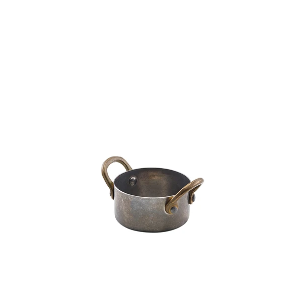 GenWare Vintage Steel Mini-grydefad 7 x 3,75 cm SCD7V by Genware color Sort
