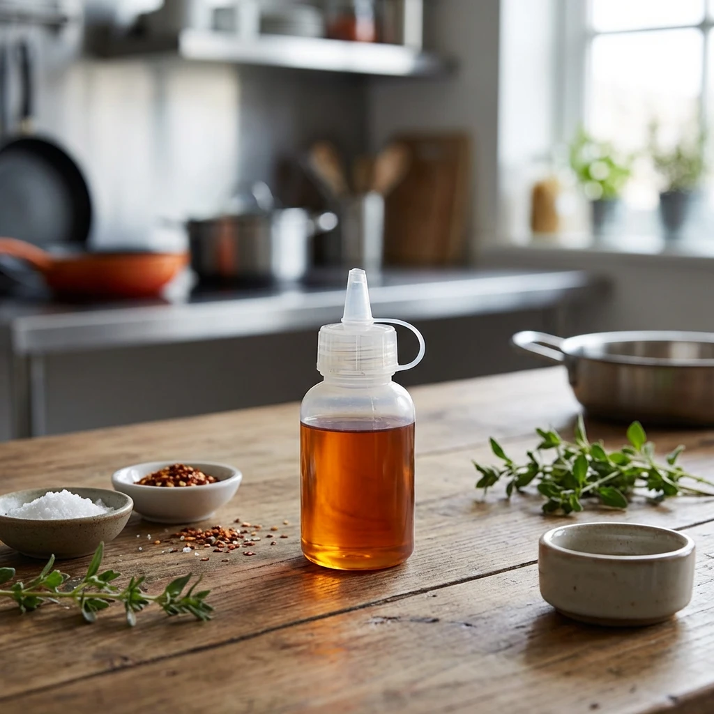 Genware Mini Sauce Flaske 50 ml/2 oz MSB50 by Genware color Sort