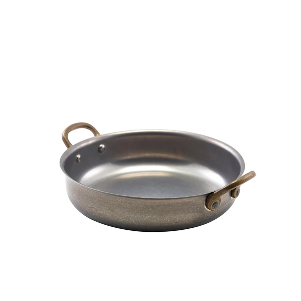 GenWare Vintage Steel Rund fad 18,5 x 4,5 cm SRD18V by Genware color Sort