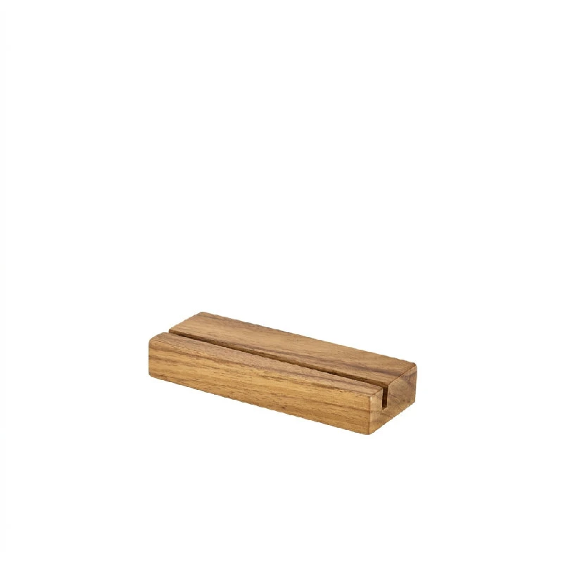 Acacia Wood Menu Stativ 20 x 3,2 x 7,5 cm WMS20 by Genware color Sort