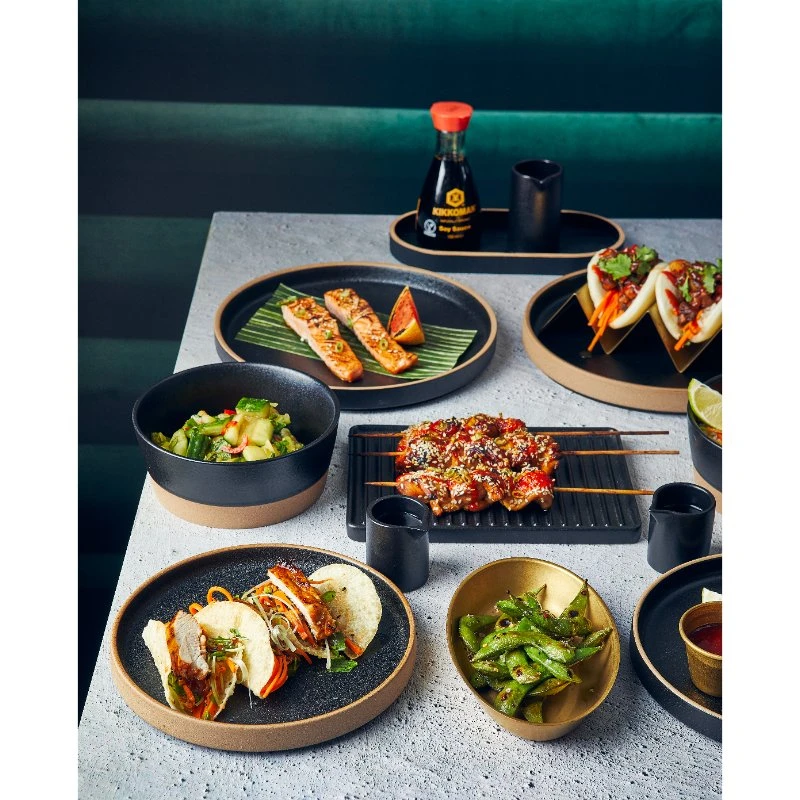 Forge Stoneware Griddle Tallerken 21,5 x 15 cm CT-GR21 by Genware color Sort